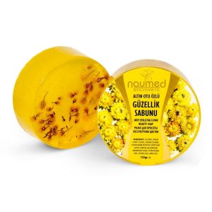 Naumed Altın Otu Özlü Yuvarlak Güzellik Sabunu