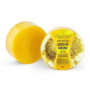 Naumed Altın Tozu Özlü Yuvarlak Güzellik Sabunu