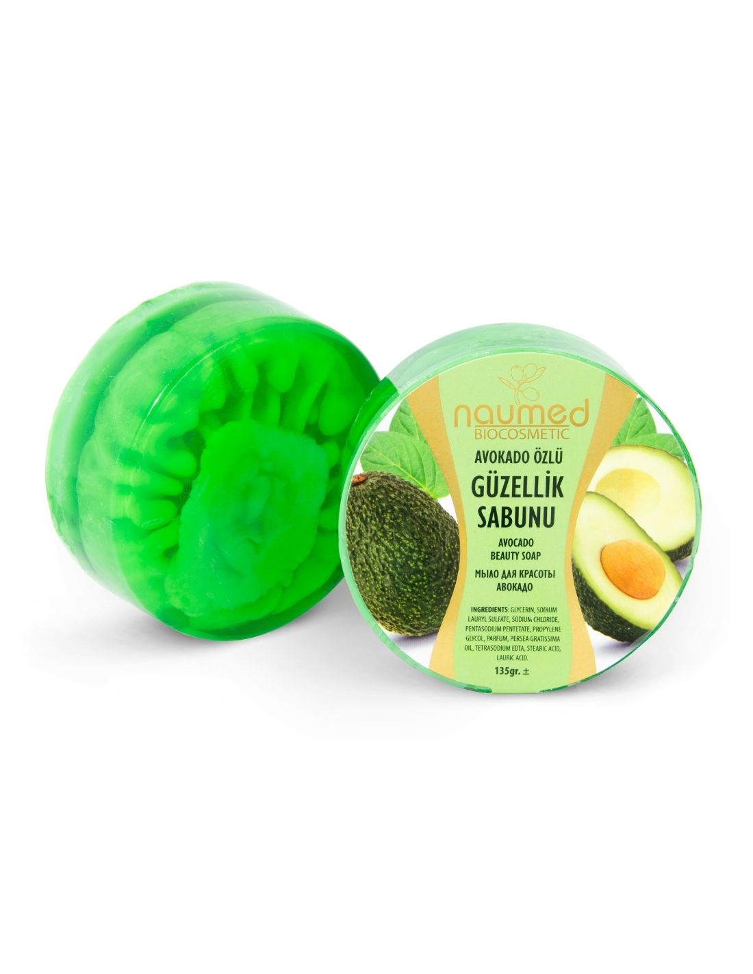 Naumed Avokado Özlü Yuvarlak Güzellik Sabunu Naumed Avokado Özlü Yuvarlak Güzellik Sabunu