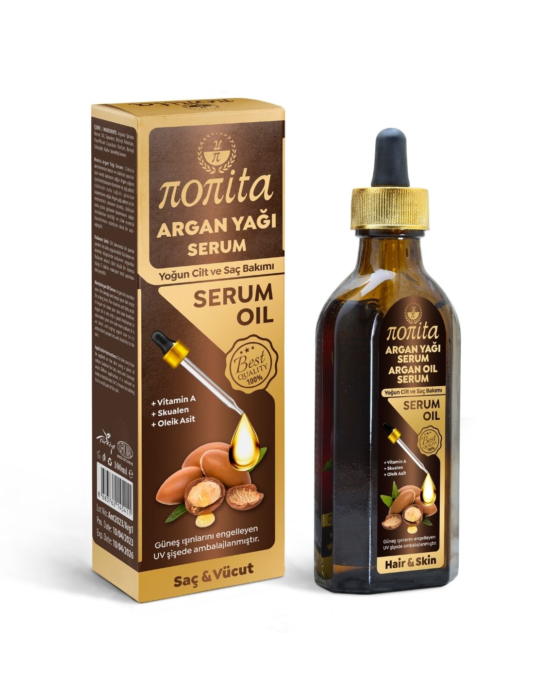 Nonita Argan Yağı Cilt ve Saç Serumu Nonita Argan Yağı Cilt ve Saç Serumu