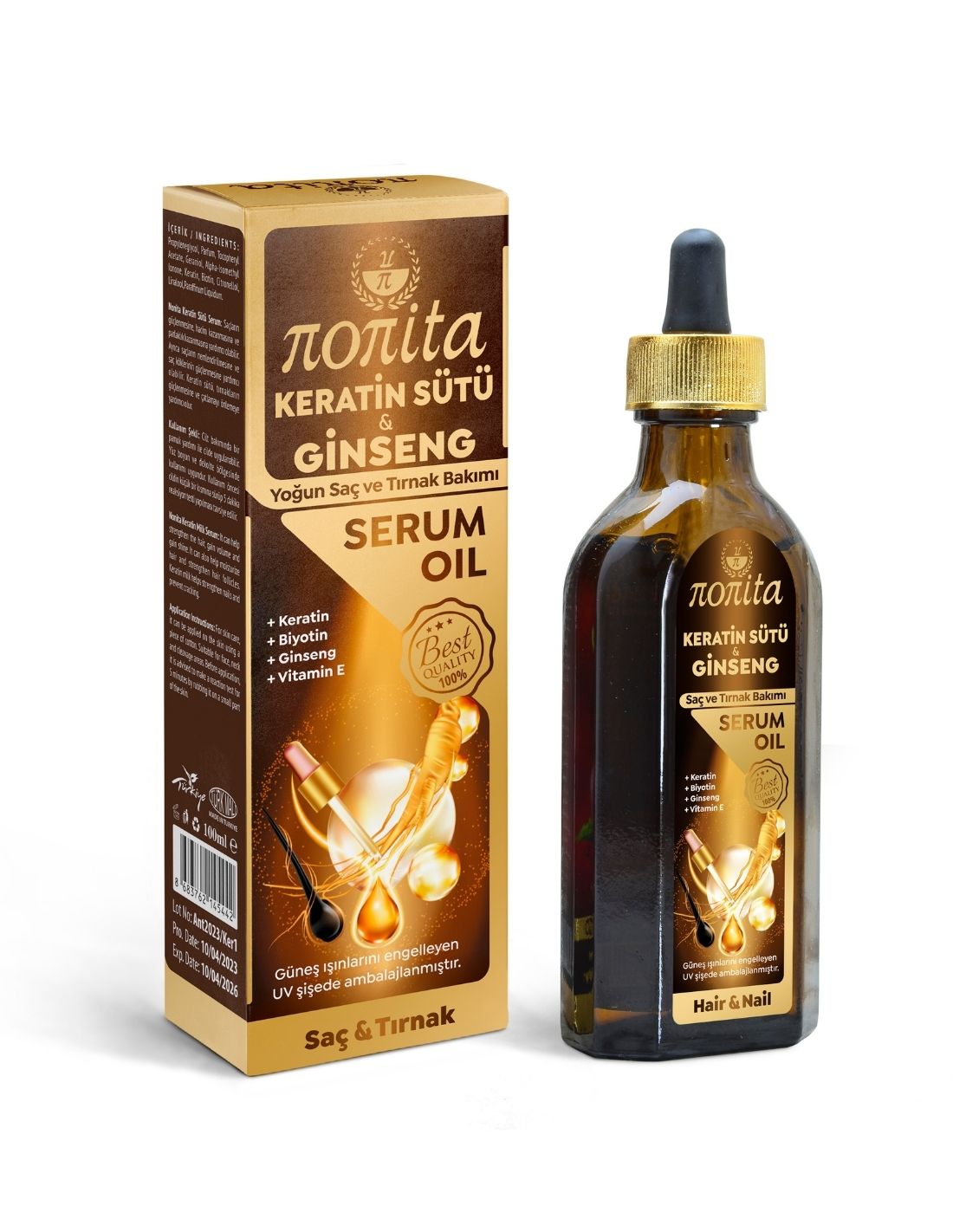 Nonita Keratin Sütü & Ginsengli Saç Tırnak Serumu Nonita Keratin Sütü & Ginsengli Saç Tırnak Serumu