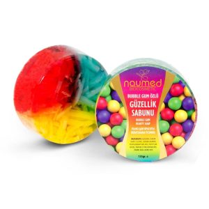 Naumed Bubble Gum Özlü Yuvarlak Güzellik Sabunu