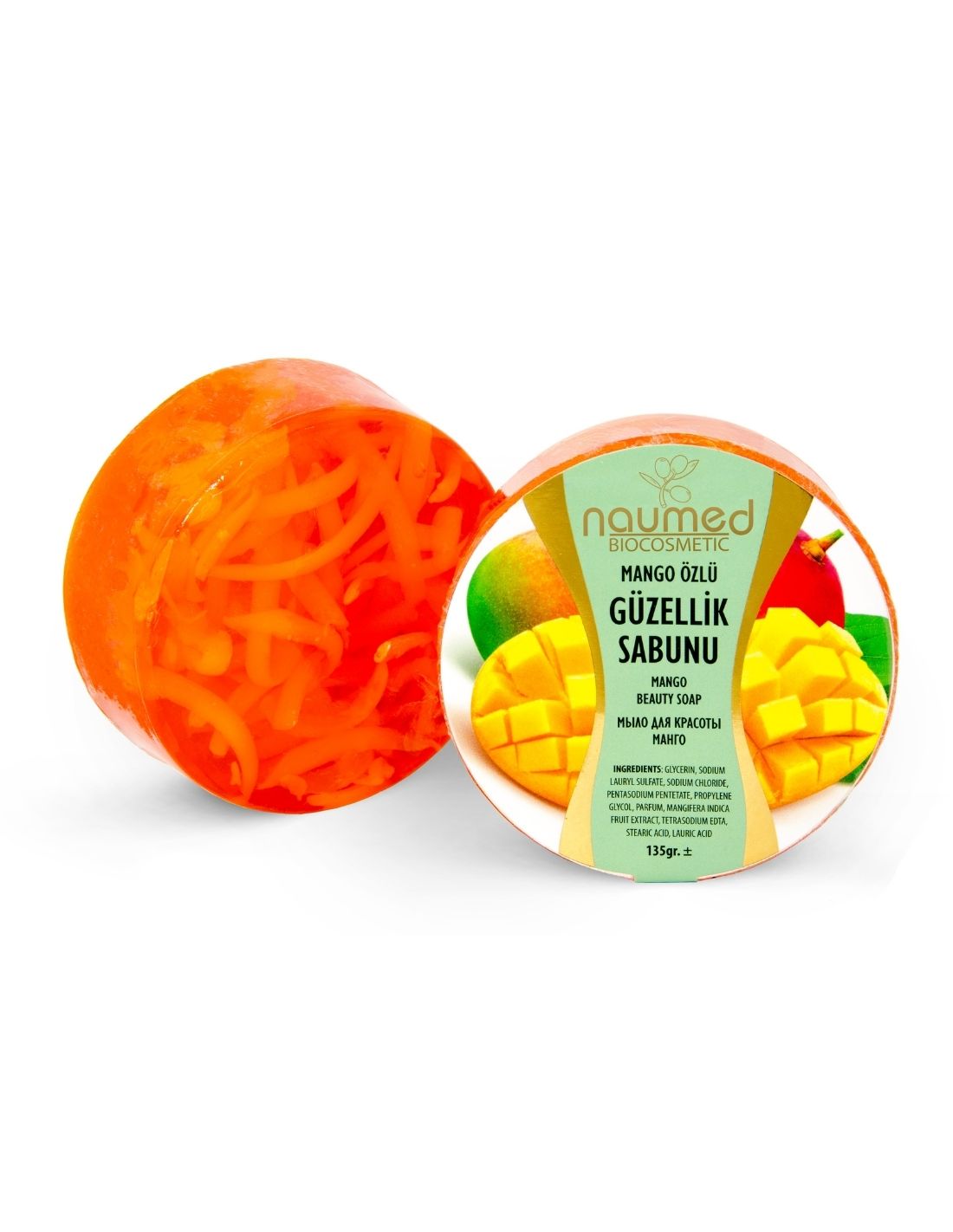Naumed Mango Özlü Yuvarlak Güzellik Sabunu Naumed Mango Özlü Yuvarlak Güzellik Sabunu